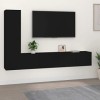 VEEKI Meuble TV, Meuble TV Suspendu, Meuble TV Industriel, Meuble TV Bois, Meuble Chambre, Convient pour Salon ou Chambre, En