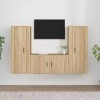 VEEKI Meuble TV, Meuble TV Suspendu, Meuble TV Industriel, Meuble TV Bois, Meuble Chambre, Convient pour Salon ou Chambre, En