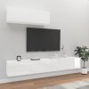 VEEKI Meuble TV, Meuble TV Suspendu, Meuble TV Industriel, Meuble TV Bois, Meuble Chambre, Convient pour Salon ou Chambre, En