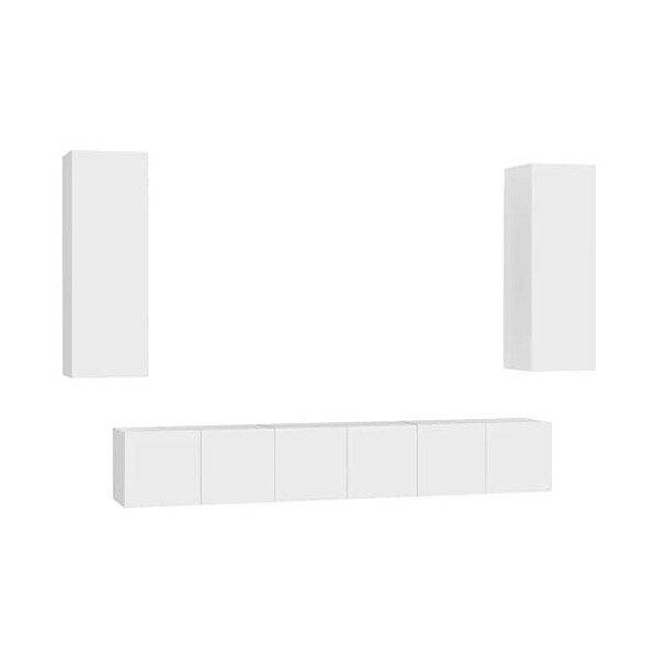 VEEKI Meuble TV, Meuble TV Suspendu, Meuble, Meuble TV avec Rangement，Meuble Industriel, Convient pour Salon ou Chambre, Ense