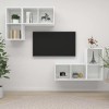 VEEKI Meuble TV, Meuble TV Suspendu, Meuble, Meuble TV avec Rangement，Meuble Industriel, Convient pour Salon ou Chambre, Meub