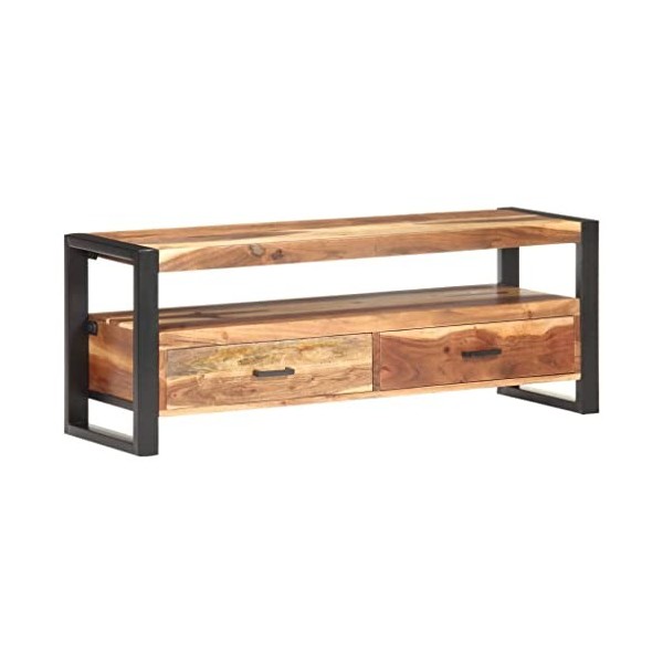 Meuble TV,Meuble TV Bas Table TV Support de Télévision en Bois pour Salon Chambre Salle à Manger,Support pour Téléviseur Jusq