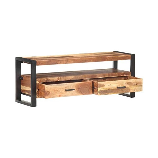 Meuble TV,Meuble TV Bas Table TV Support de Télévision en Bois pour Salon Chambre Salle à Manger,Support pour Téléviseur Jusq