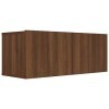 Meuble TV Chêne marron 80x30x30 cm Bois dingénierie