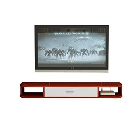 Console de Meuble TV Flottante, Support de boîtier décodeur pour Meuble TV, Centre de Divertissement multimédia, adapté au Sa