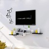 MABIBI Meuble TV mural pour salon, meuble TV, étagère de rangement, lecteur DVD/Blu-Ray, boîte de télévision satellite, boîte
