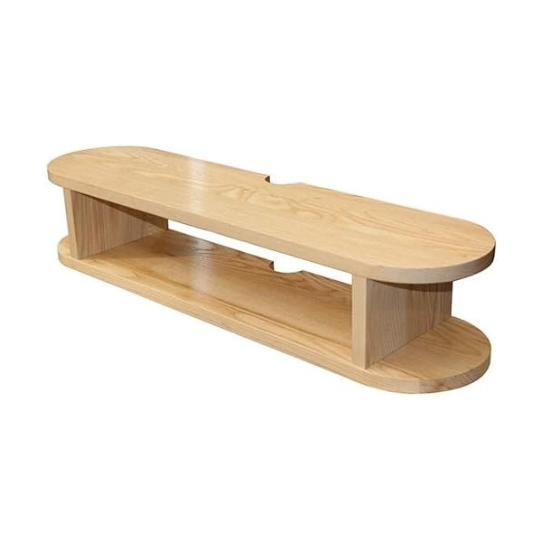 MABIBI Meuble TV mural pour salon, arrière-plan mural pour médias et divertissement, étagère ouverte avec tiroirs pour décode