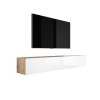 3E 3xE living.com Meuble TV Suspendu, D: L: 2 X 100 cm, H : 34 cm, P : 32 cm. Rangement TV, Meuble TV Mural, Table TV, Meuble