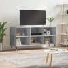 Meuble TV Gris béton 103,5x30x50 cm Bois dingénierie - Banc TV, Meuble TV Suspendu, Convient pour Salon ou Chambre