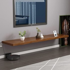 EsEntL Unité de télévision Murale Console multimédia Murale, étagères de décodeur TV, étagère Murale de Fond de télévision en