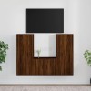 VEEKI Meuble TV, Meuble TV Suspendu, Meuble TV Industriel, Meuble TV Bois, Meuble Chambre, Convient pour Salon ou Chambre, En