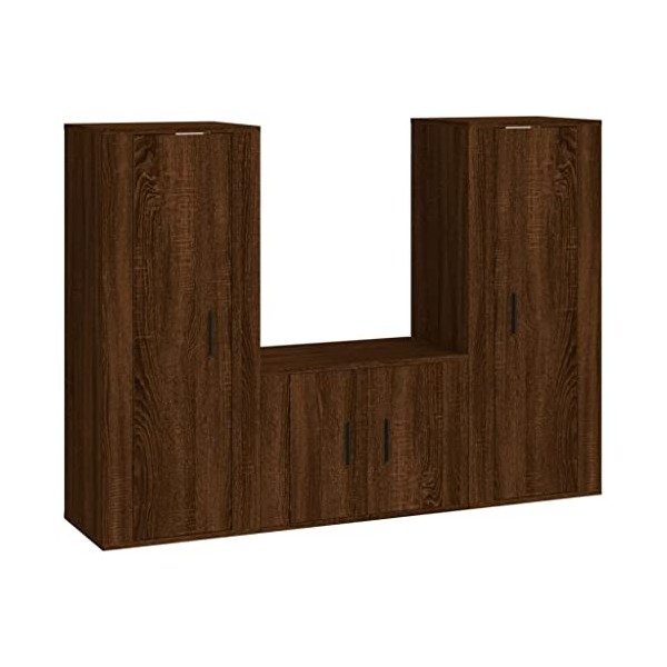 VEEKI Meuble TV, Meuble TV Suspendu, Meuble TV Industriel, Meuble TV Bois, Meuble Chambre, Convient pour Salon ou Chambre, En