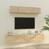 VEEKI Meuble TV, Meuble TV Suspendu, Meuble TV Industriel, Meuble TV Bois, Meuble Chambre, Convient pour Salon ou Chambre, En