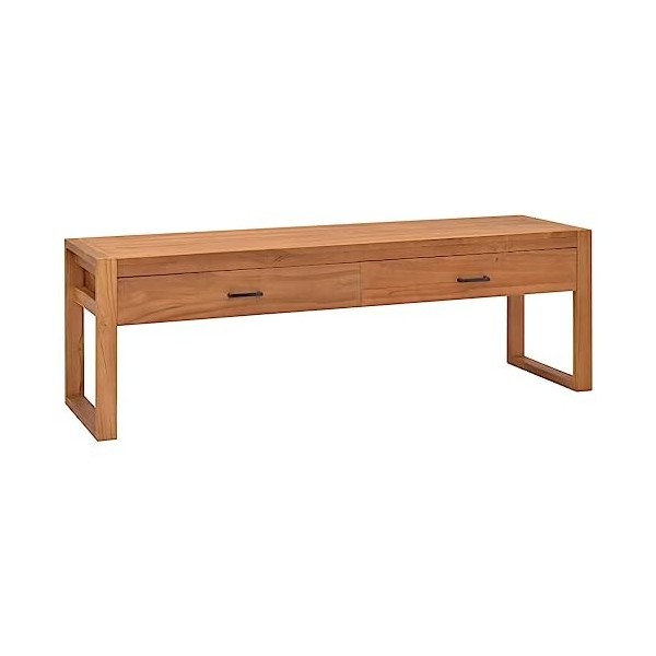 VEEKI Meuble TV, Meuble TV Suspendu, Meuble TV Industriel, Meuble TV Bois, Meuble Chambre, Convient pour Salon ou Chambre, 14