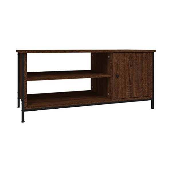 vidaXL Meuble TV Sonoma Gris 100x40x45 cm Bois dingénierie