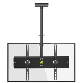 Support TV Plafond Support TV Plafond réglable en Hauteur, pivotant et inclinable pour TV 40-65 Pouces Plate et incurvée jusq