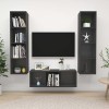 VEEKI Meuble TV, Meuble TV Suspendu, Meuble, Meuble TV avec Rangement，Meuble Industriel, Convient pour Salon ou Chambre, Ense