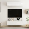 VEEKI Meuble TV, Meuble TV Suspendu, Meuble, Meuble TV avec Rangement，Meuble Industriel, Convient pour Salon ou Chambre, Meub