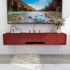EsEntL Meuble TV Mural 70/90/110 cm, étagère de décodeur, Petite Console multimédia Murale, Meuble TV Flottant, Meuble TV, ét