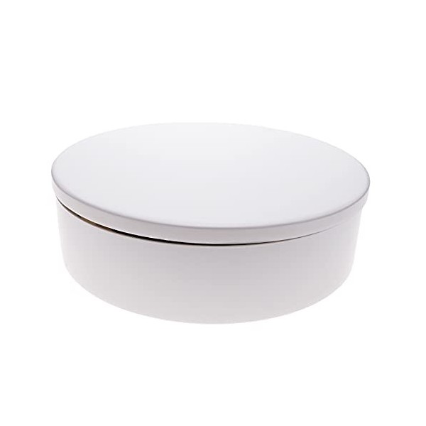 PrimeMatik - Socle pivotant èlectrique 20cm plate-forme rotative blanc