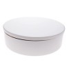 PrimeMatik - Socle pivotant èlectrique 20cm plate-forme rotative blanc