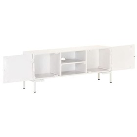 VEEKI Meuble TV, Meuble TV Suspendu, Meuble TV Industriel, Meuble TV Bois, Meuble Chambre, Convient pour Salon ou Chambre, Bl
