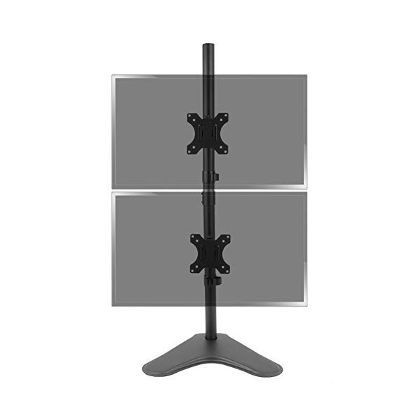 BeMatik - Support pour écran, TV, moniteur - Support de table pour 2 écrans