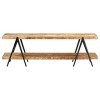 Meuble TV, Banc TV Support de Télévision Table TV Bas Armoire Basse Meuble TV 160x40x50 cm Bois Solide de manguier