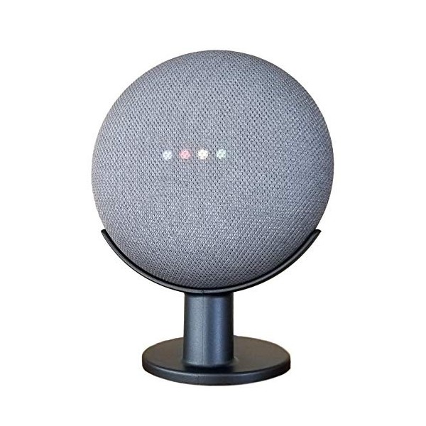 Mount Genie Google Home Mini piédestal : améliore la visibilité et lapparence du Son – Support Le Plus Propre pour Google Mi