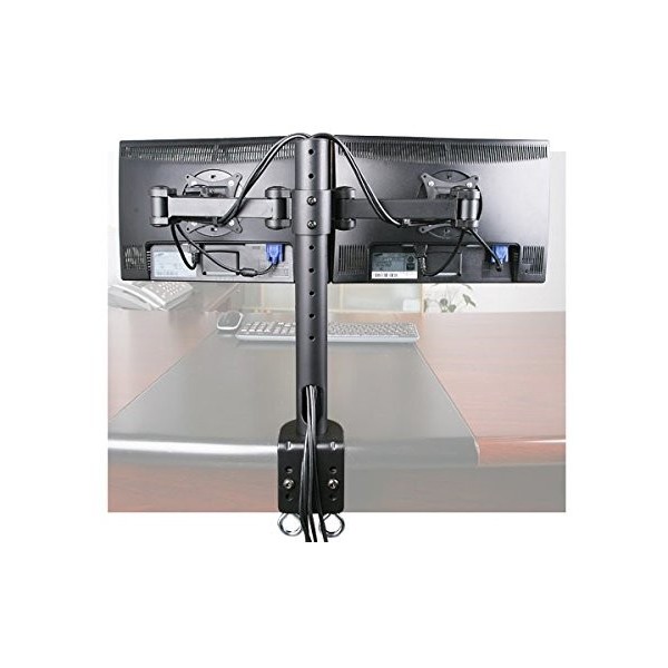 Drall Support de Bureau 13-27 pour Moniteur LED et LCD - Support de Moniteur de Bureau - inclinable à 180°, inclinable à 36