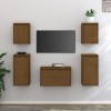 VEEKI Meuble TV, Meuble TV Suspendu, Meuble TV Industriel, Meuble TV Bois, Meuble Chambre, Convient pour Salon ou Chambre, Me