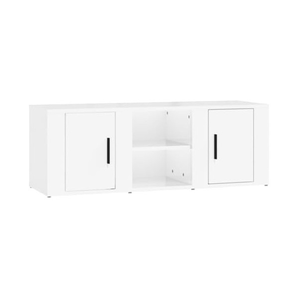 Meuble TV,Étagère TV Flottante, Support de Télévision Flottant Fixé au Mur Centre de Console Multimédia de Divertissement Gra