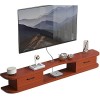 Uvency Meuble Tv Mural Console Multimédia Murale ， Étagère de Stockageo Vidéo Flottante ， Étagère Flottante Pour Composants d