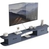 Uvency Meuble Tv Mural Console Multimédia Murale ， Étagère de Stockageo Vidéo Flottante ， Étagère Flottante Pour Composants d