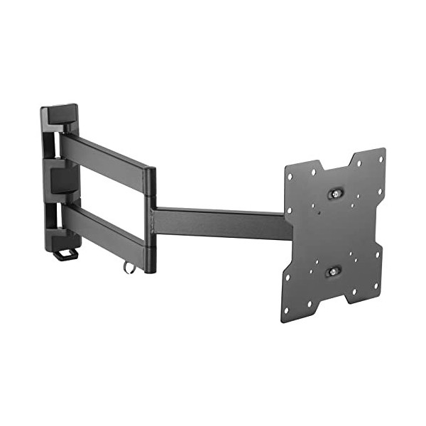 Intecbrackets Support mural pour TV ultra fin, inclinable, pivotant et bras type cantilever 26", 27", 29", 30", 32", 34", 36"