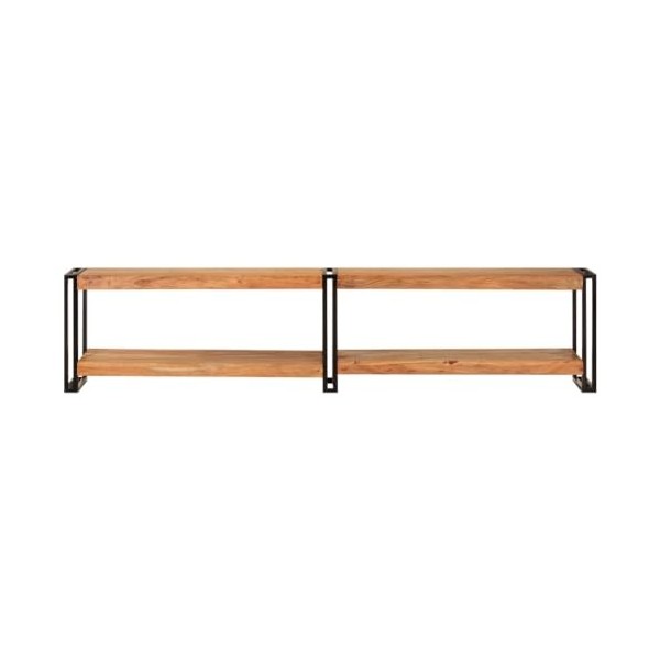 FAMIROSA Meuble TV 180x30x40 cm Bois dacacia Massif 22.86KG 