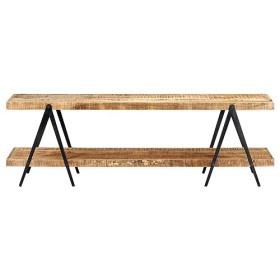 ZEYUAN Meuble TV 160x40x50 cm Bois Solide de manguier,Table TV,Ensemble Meuble TV,Meuble TV