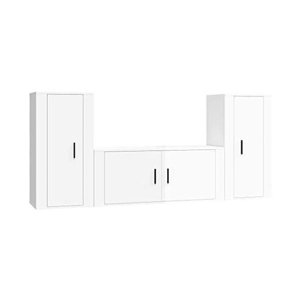 VEEKI Meuble TV, Meuble TV Suspendu, Meuble TV Industriel, Meuble TV Bois, Meuble Chambre, Convient pour Salon ou Chambre, En