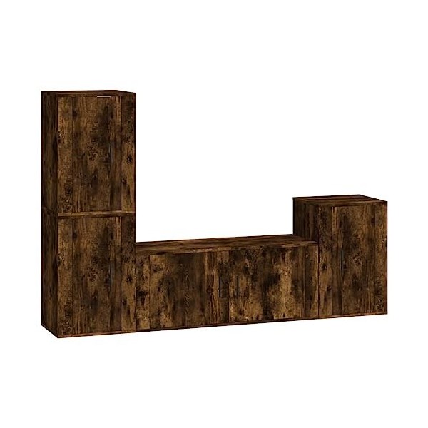 VEEKI Meuble TV, Meuble TV Suspendu, Meuble TV Industriel, Meuble TV Bois, Meuble Chambre, Convient pour Salon ou Chambre, En