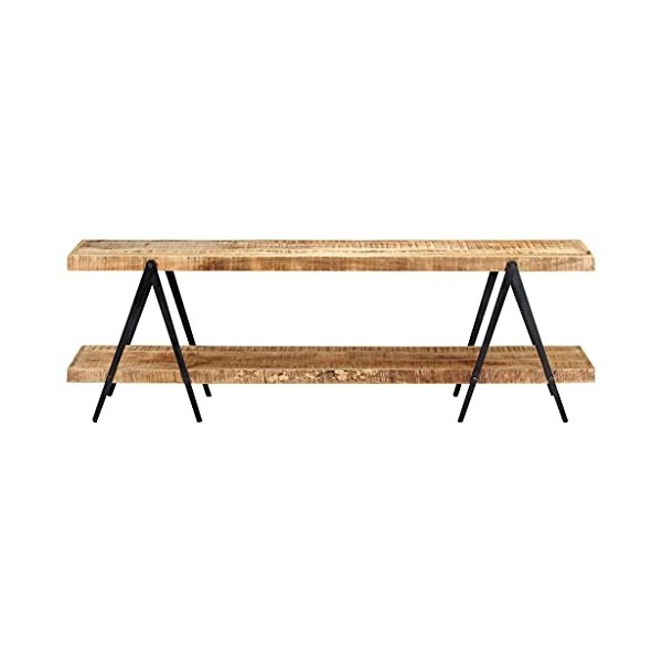 VEEKI Meuble TV, Meuble TV Suspendu, Meuble TV Industriel, Meuble TV Bois, Meuble Chambre, Convient pour Salon ou Chambre, 16