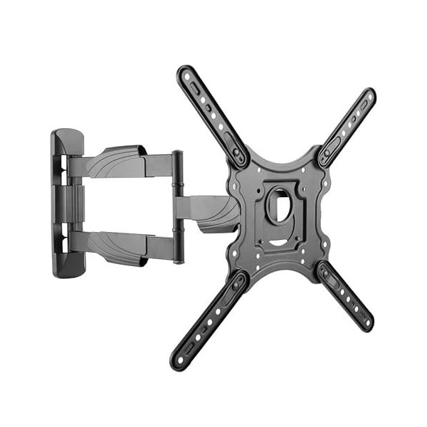 Intecbrackets Support mural pour TV ultra fin, inclinable, pivotant et bras type cantilever 43", 44", 46", 47", 50", 51", 55"