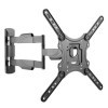 Intecbrackets Support mural pour TV ultra fin, inclinable, pivotant et bras type cantilever 43", 44", 46", 47", 50", 51", 55"