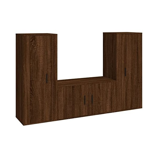 VEEKI Meuble TV, Meuble TV Suspendu, Meuble TV Industriel, Meuble TV Bois, Meuble Chambre, Convient pour Salon ou Chambre, En