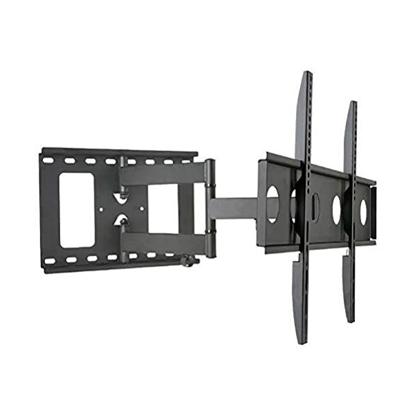 TECHLY 027620 Support Mural pour TV LED LCD 32-65 Extensible Slim Full-Motion Noir