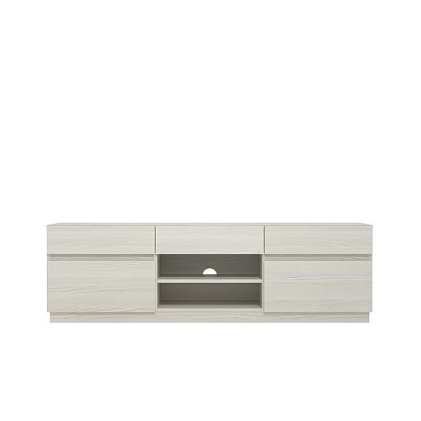 Galano Anderson Meuble TV, centre de divertissement pour télévision jusquà 60", meuble TV avec 2 portes, meuble TV pour salo