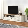 VEEKI Meuble TV, Meuble TV Suspendu, Meuble TV Industriel, Meuble TV Bois, Meuble Chambre, Convient pour Salon ou Chambre, Vi