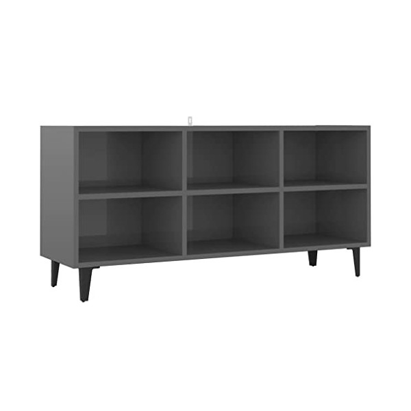 VEEKI Meuble TV, Meuble TV Suspendu, Meuble, Meuble TV avec Rangement，Meuble Industriel, Convient pour Salon ou Chambre, avec