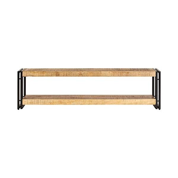 Meuble TV | Style Industriel | Rangement matériel télé Audio Video Gaming | 150x30x40cm, Multicolore