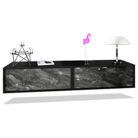 Vladon Ensemble de 2 Set Meuble TV Lana 80, lowboards de 80 x 29 x 37 cm chacun avec Beaucoup despace de Rangement, Caisson 