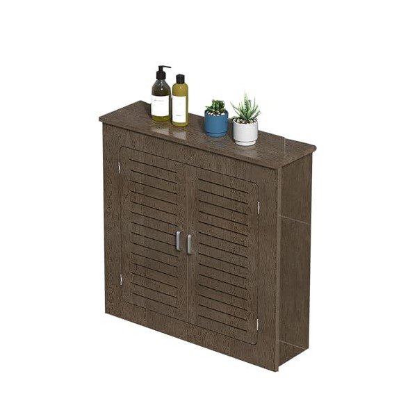 Jiaju Cache-radiateur - Cache-radiateur Moyen - Panneau en Bois-Plastique PVC imperméable Moderne Salon Couloir Chambre Meubl